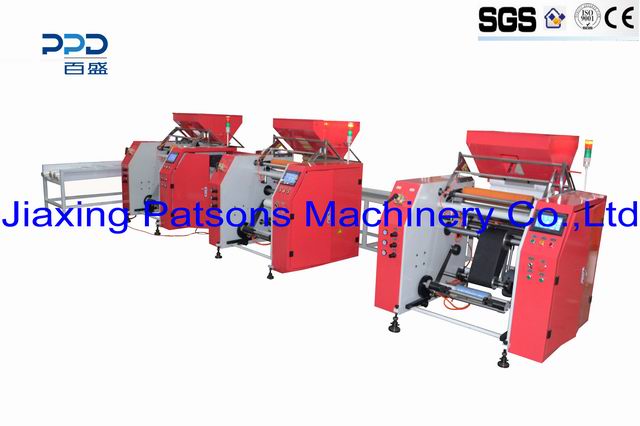 Hi-speed fully auto stretch film rewinding machinery on line production