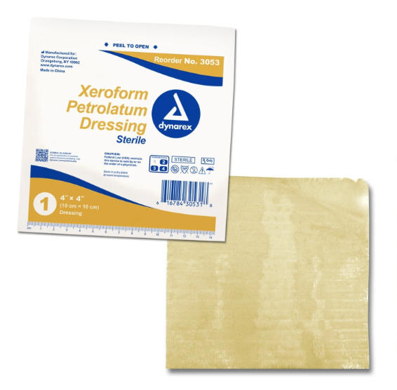 Vaseline/Paraffin gauze